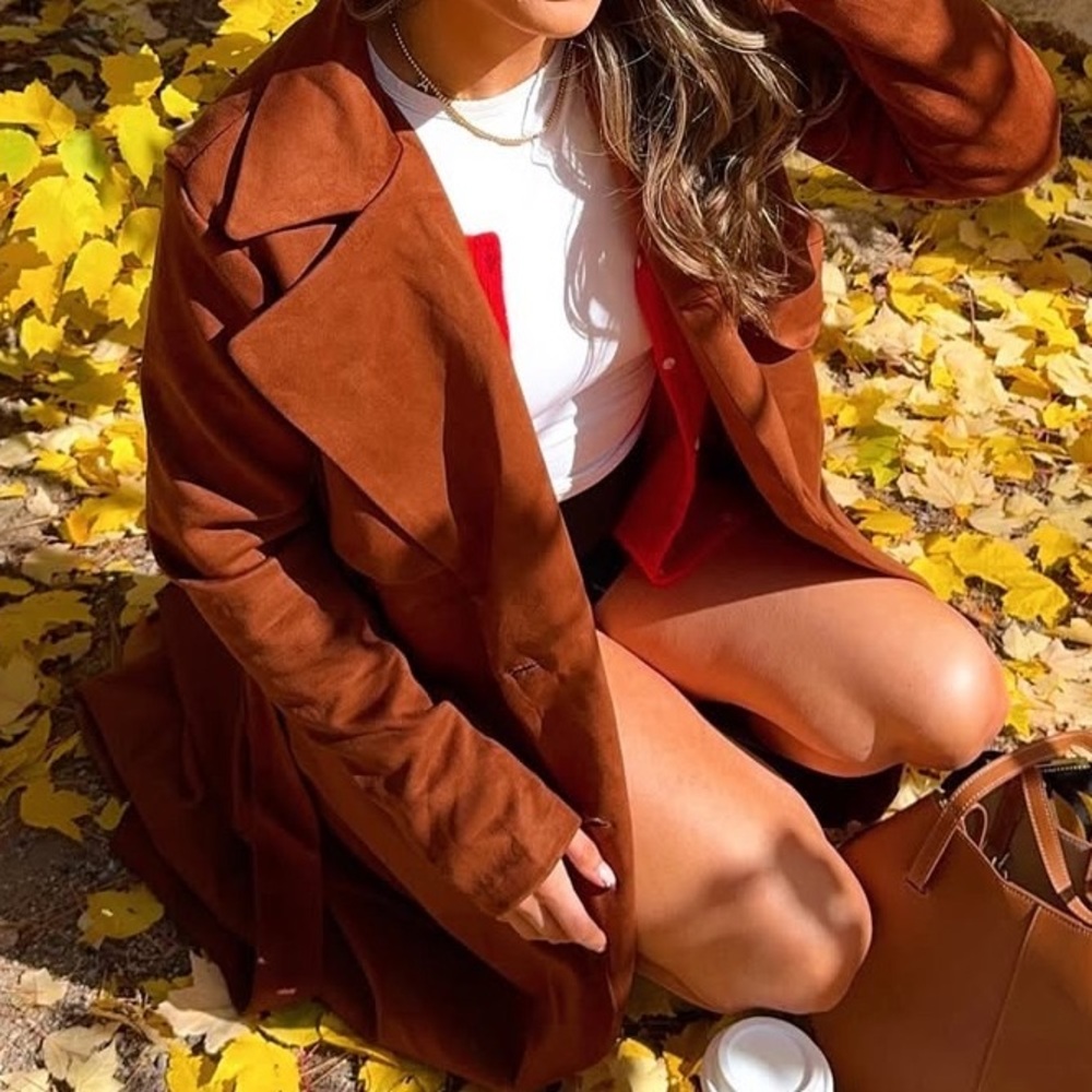 TRENCH COAT Elegant Brown - Picture 4 of 15